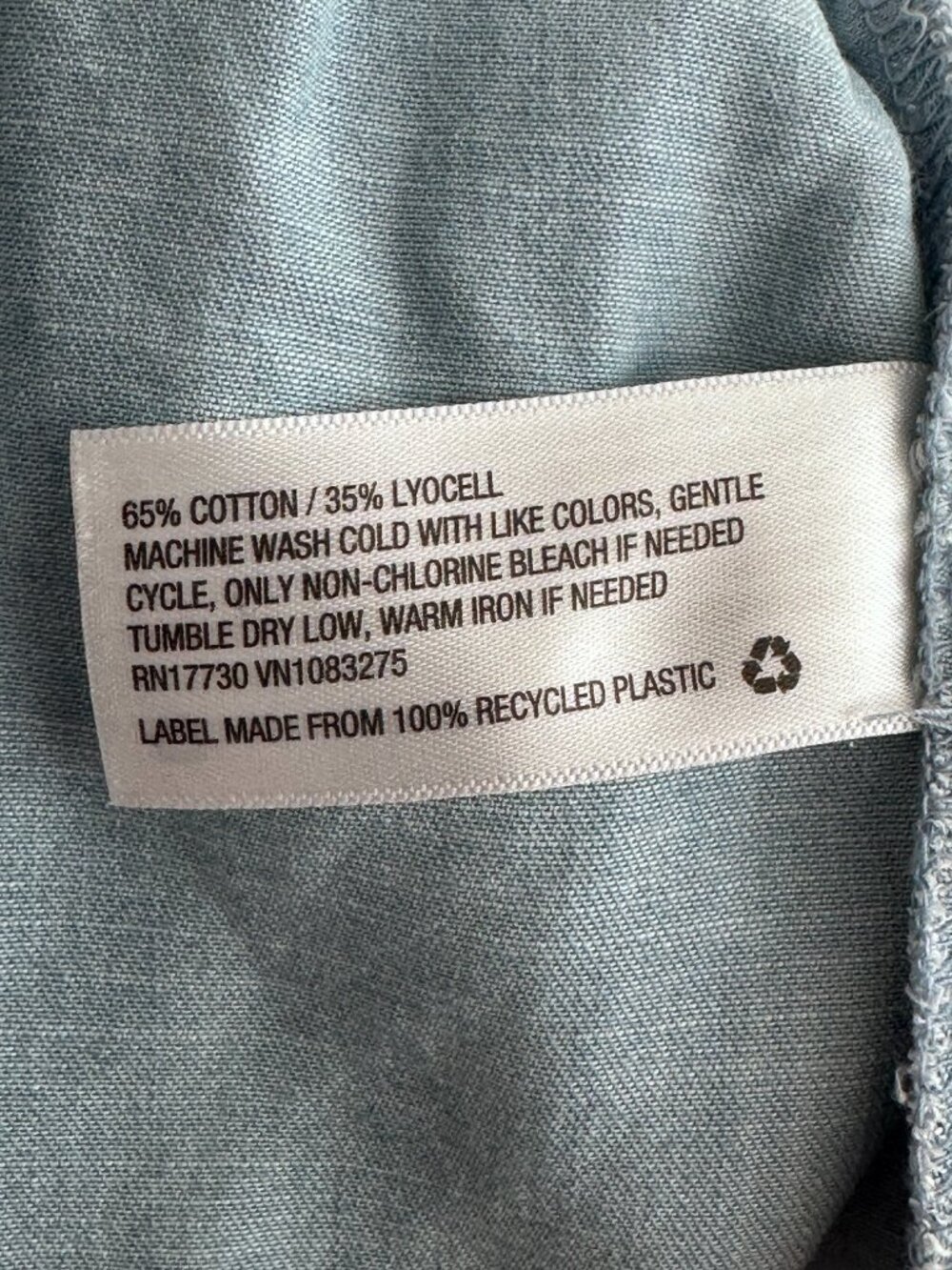 Universal Thread Chambray Button-Up Shirt | Short Sleeve Denim Top | Size XS - Picture 9 of 9